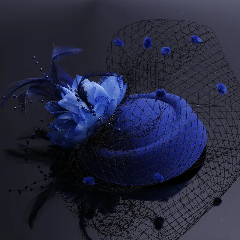 Вуалетка с перьями и шерстью Женская Свадебная вечеринка для невесты Свадебные