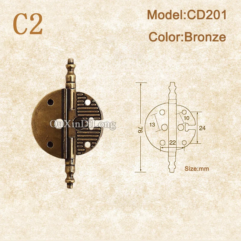 В стиле ретро винтажном 10 шт. 3 дюймов европейские антикварные мебельные петли