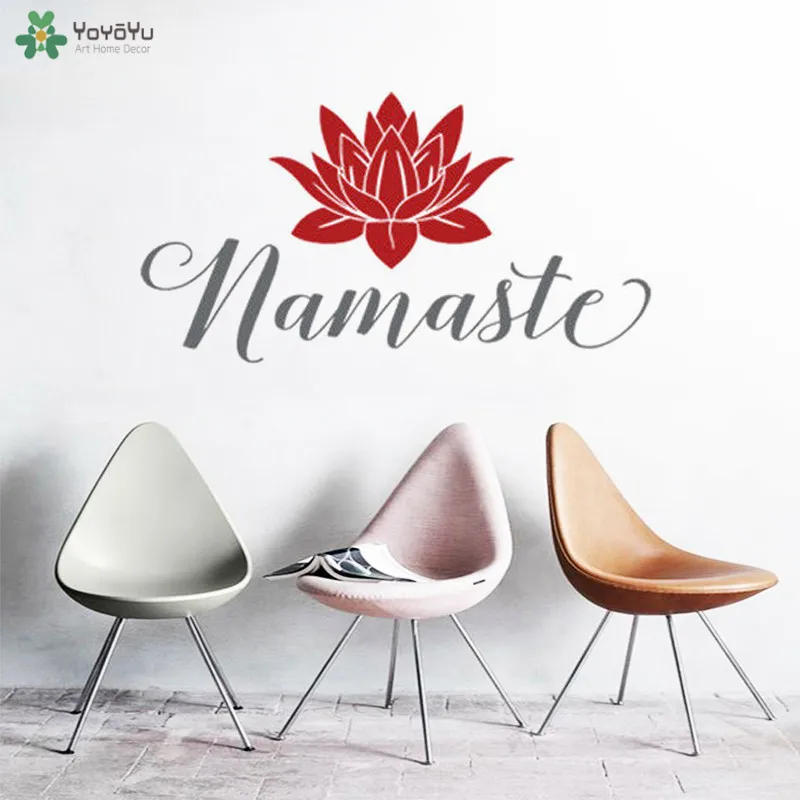 YOYOYU Наклейка на стену Намасте цветок лотоса наклейки Ганеша Мандала с Буддой