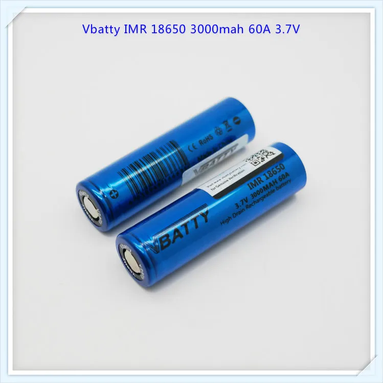 Аккумуляторная батарея Vbatty IMR V30 18650 3 7 В 60a se us18650vtc6 Оригинальная 3000 мАч 40a Li Ion (1