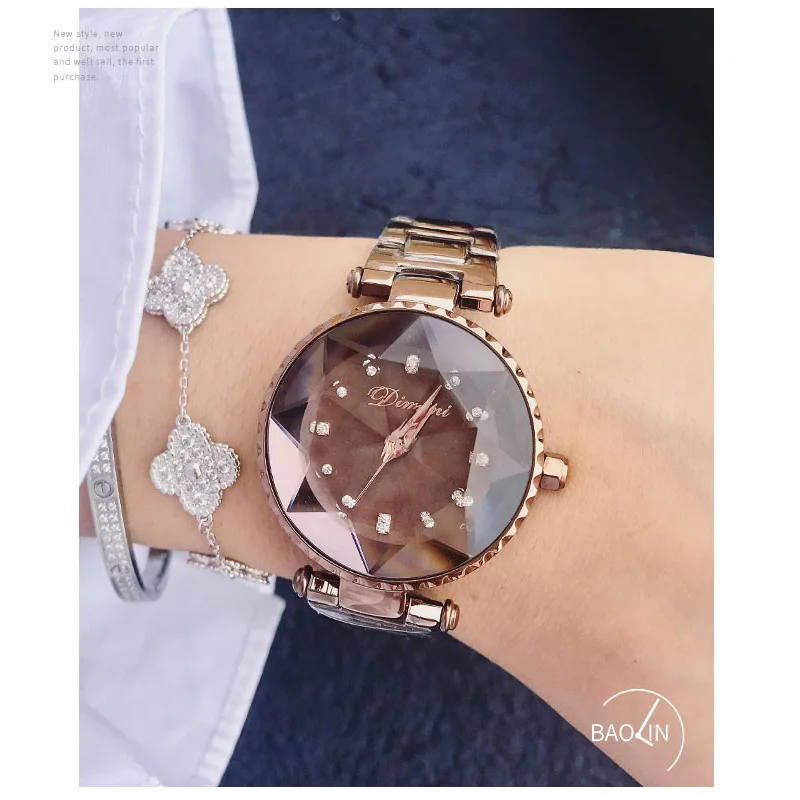 

2019 Women's Watches Luxury Brand Lady Woman Quartz Starry sty Wrist Watch Women Female Steel Ladies Wristwatch Relogio Feminino