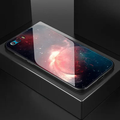Роскошный чехол из закаленного стекла для Nubia Z17 MiniS, чехол с мягкой силиконовой рамкой, жесткая задняя крышка для Nubia Z 17 Minis z17minis, оболочка - Цвет: A3