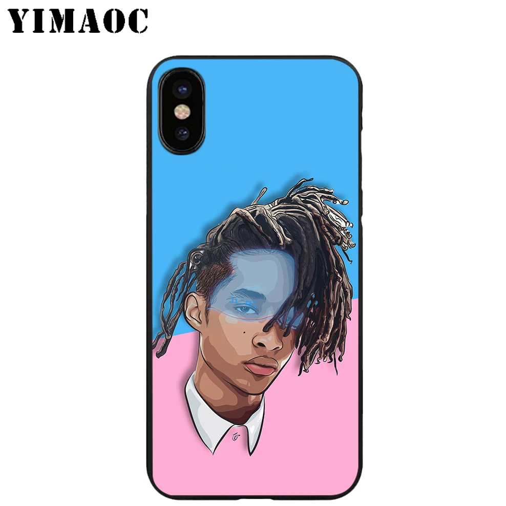YIMAOC Jaden smith хип хоп Мягкий ТПУ Черный силиконовый чехол для iPhone X или 10 8 7 6S Plus 5 5S SE Xr