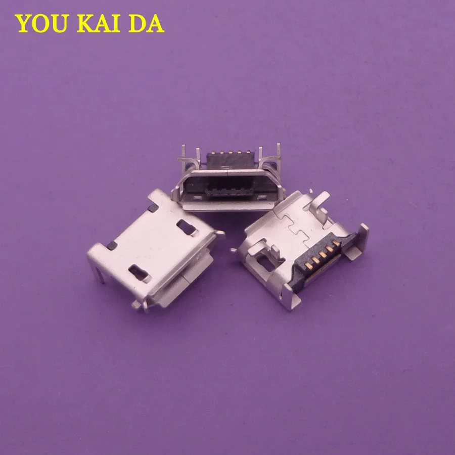 100 шт. микро USB 5pin B Тип гнездовой разъем для мобильного телефона 5 pin зарядки мини