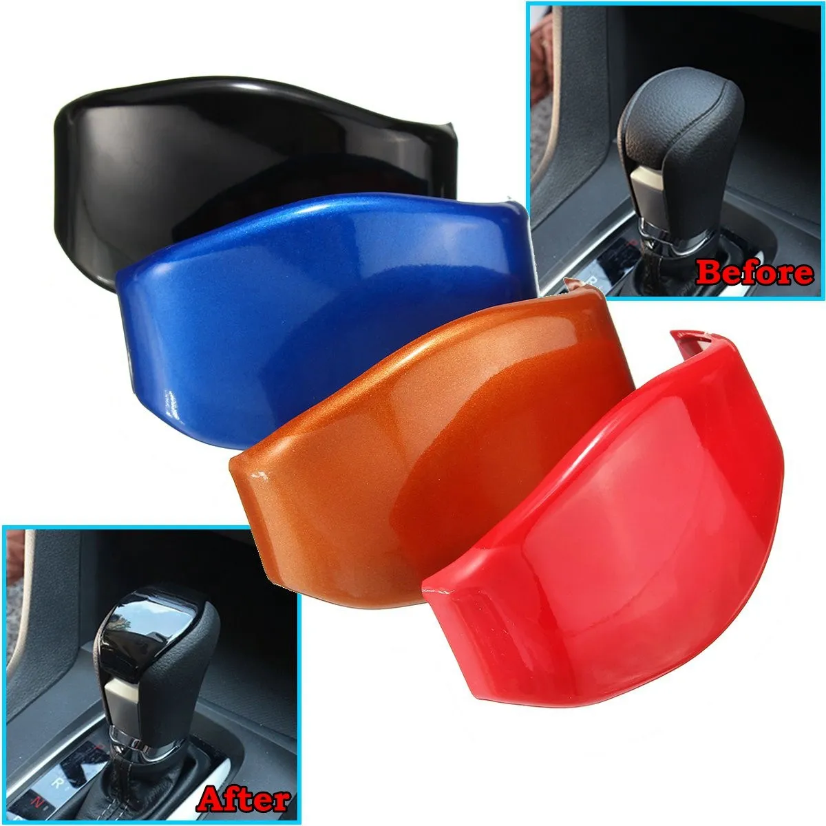 ABS чехол для рычага переключения передач отделка Центральная рамка крышки Honda Civic