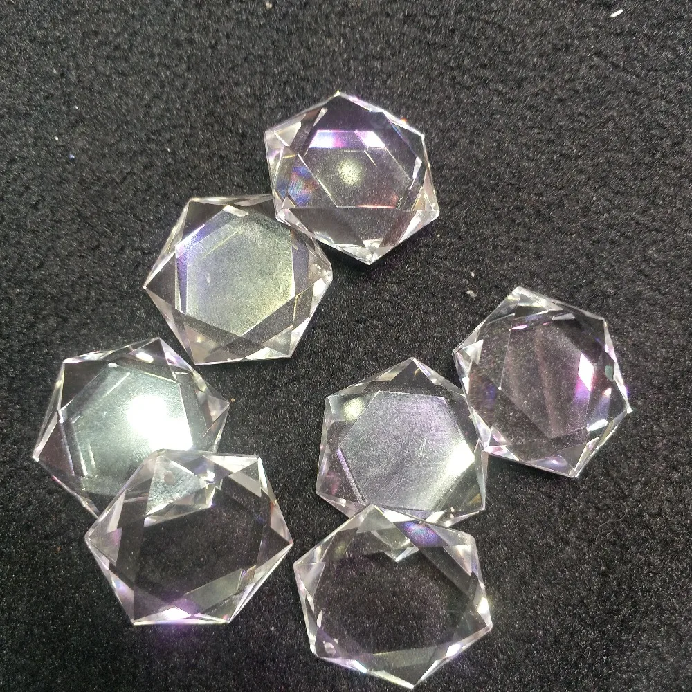 

1pcs Natural Quartz Clear Crystal Star of David Carving Pendant Healing
