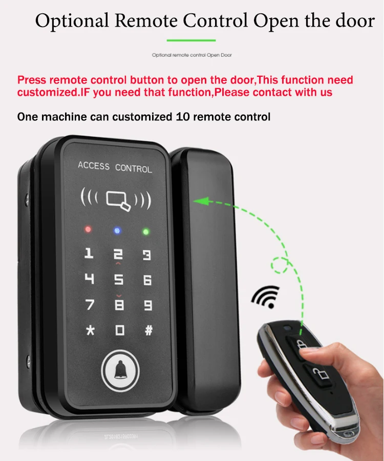 RFID замок для офисной стеклянной двери, RFID карта, цифровой замок, умный дверной замок, БЕСКЛЮЧЕВОЙ алюминиевый дверной RFID замок 2000 пользователей