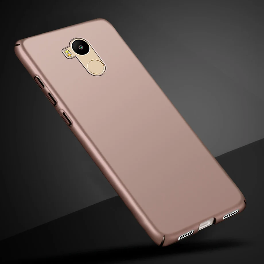 Чехол для Xiaomi Redmi 4 Pro, чехол для Xiaomi Redmi 4, пластиковая матовая жесткая задняя крышка для Xiomi Redmi4 Pro Prime, чехол для телефона, Капа 5,0 - Цвет: Rose Gold