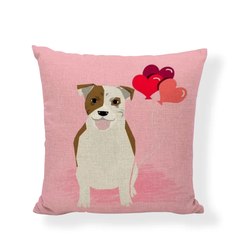 Наволочки для подушек с принтом Love воздушный шар собака|Наволочки| |