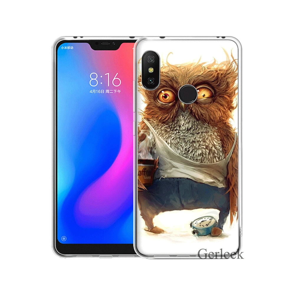 Чехол для мобильного телефона Desxz с милым рисунком совы Xiaomi Redmi Note 3 Pro 4 4X 5 6 7 Go 5A