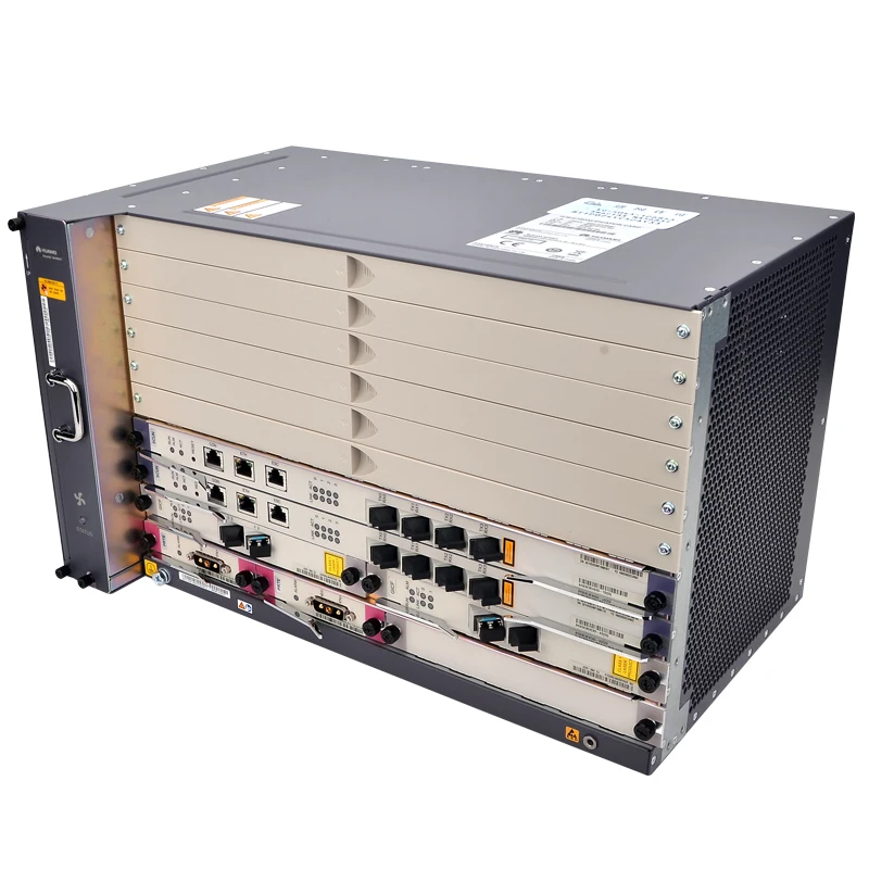 19-дюймовый HW GPON OLT оборудование Оптический линейный терминал MA5683T Chasis 1 шт. SCUN 10G