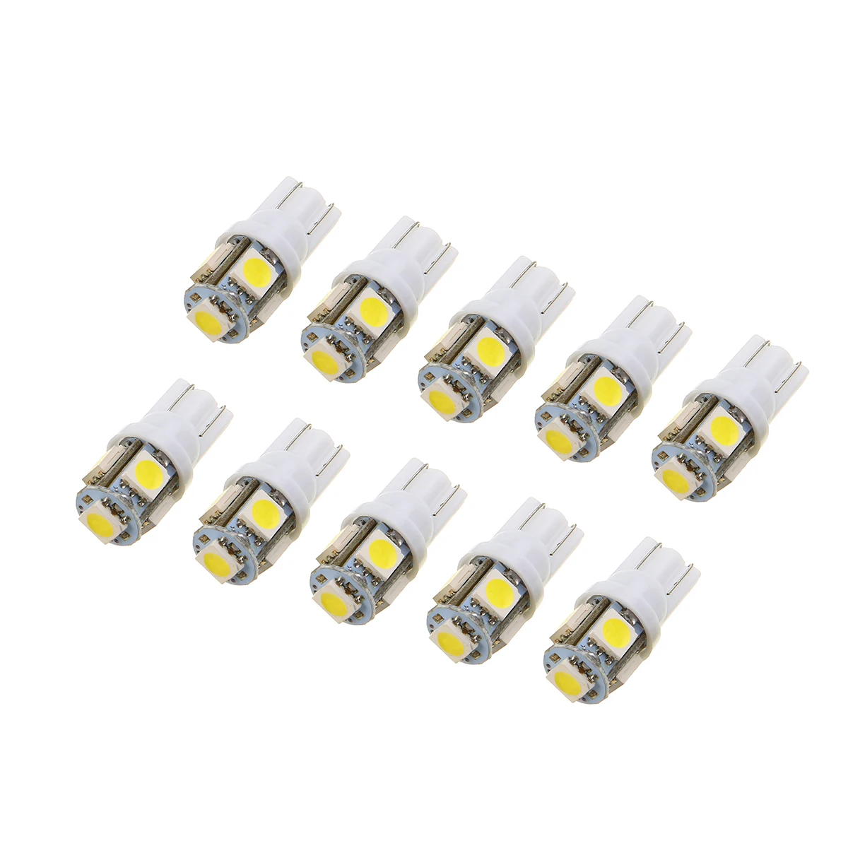 10 шт. автомобильные светодиодсветодиодный лампы T10 194 168 5050 5SMD|Сигнальная лампа| |