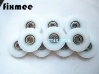 Fixmee 10 шт. 46,5 мм круглый паз нейлон шкив колеса ролик для 5 мм веревки w/608ZZ подшипник