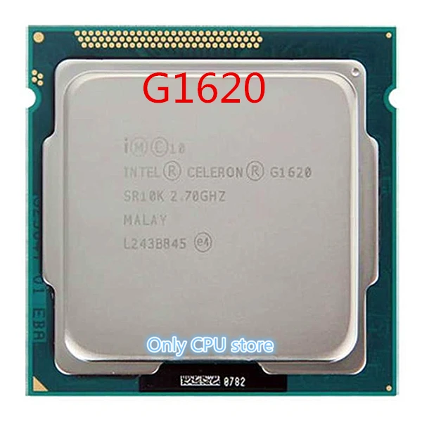 Процессор Intel Celeron G1620 (2 Мб кэш 2 70 ГГц) двухъядерный процессор LGA 1155 100% рабочий для