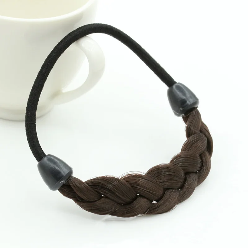 Оптовая продажа женский корейский модный парик плетеная веревка кольцо простая