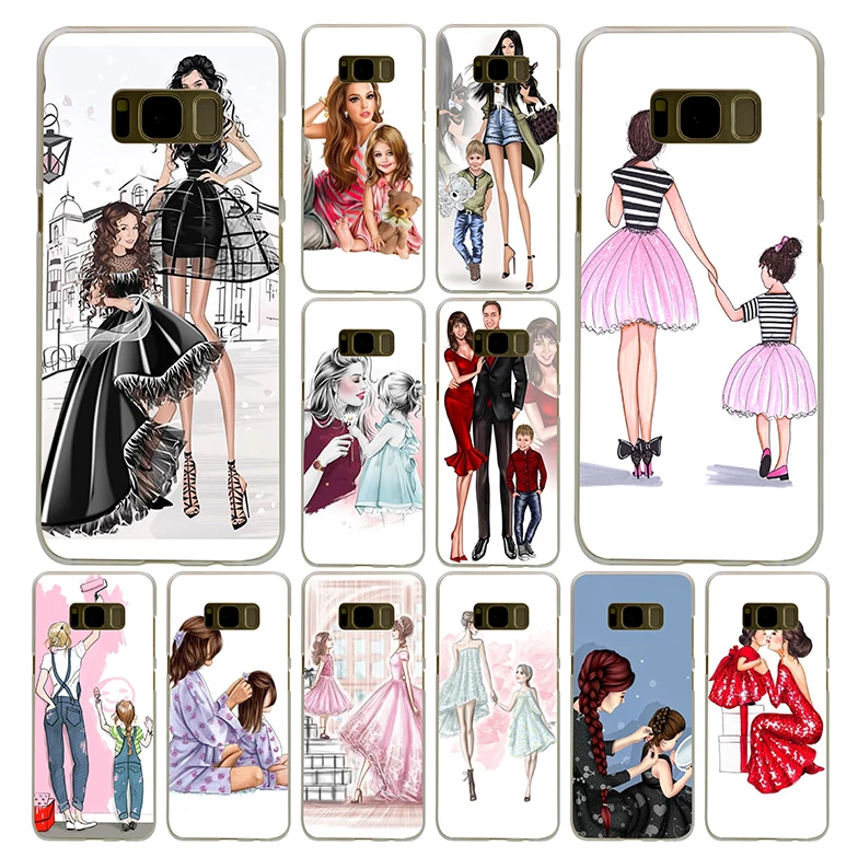 Чехол для телефона Lavaza Baby Mom girl princess samsung Galaxy S10 S10E S9 S8 Plus S7 S6 Edge &amp Note 8 9 | Мобильные