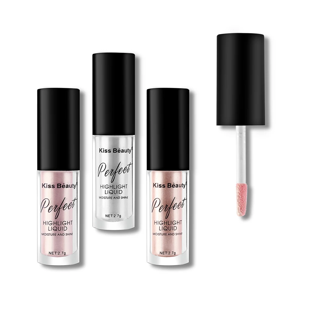 1 шт. Профессиональный Красочный розовый хайлайтер жидкое сияние мерцание