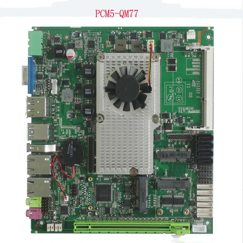 

Горячая Распродажа материнская плата с процессором Intel core I3-3110M, мини Встроенная Промышленная материнская плата с 2 слотами PCI