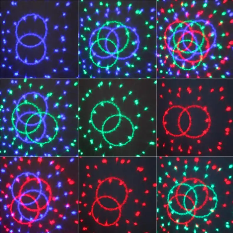 DMX512 LED RGB Crystal Magic Ball DJ Disco Stage Light Lamp Digital Lighting Effect for Party | Лампы и освещение