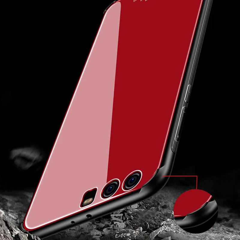 Чехол YSW из закаленного стекла для Huawei Honor 9 роскошный чехол-накладка Жесткий