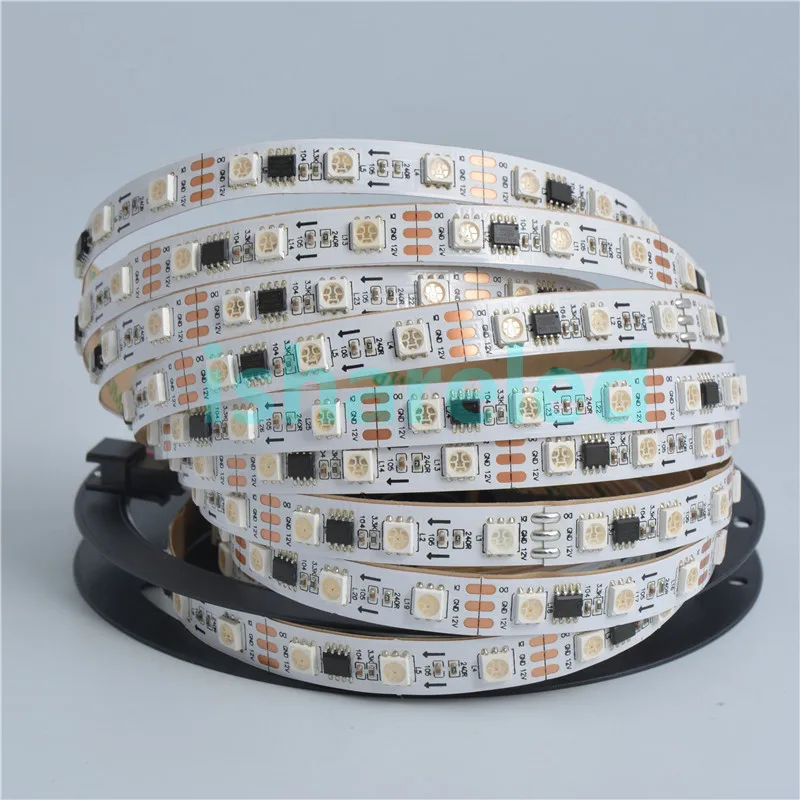 5 м WS2811 60 Светодиодный s/m Белый Дов черный 5050 RGB полноцветный цвет мечты IP20