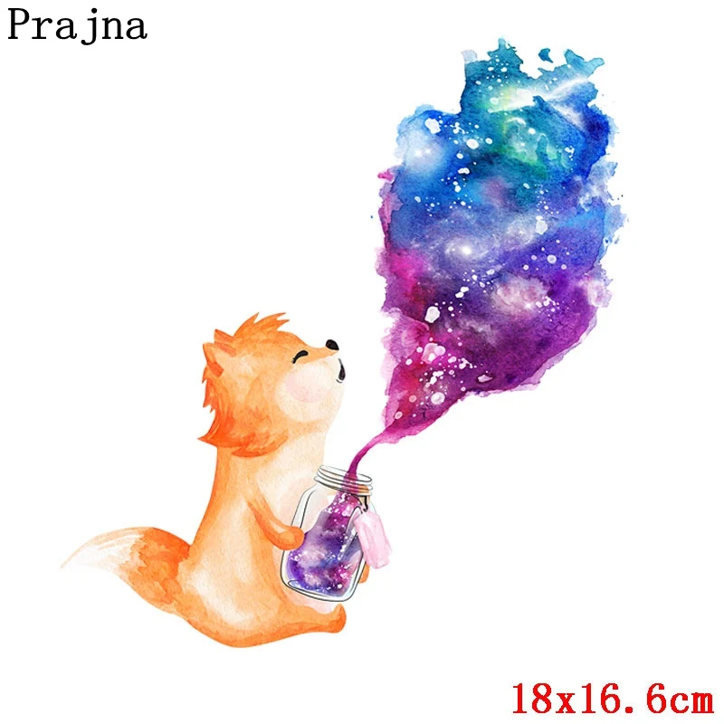 Симпатичные нашивки Prajna с леопардовым принтом кота красивая звезда в бутылке