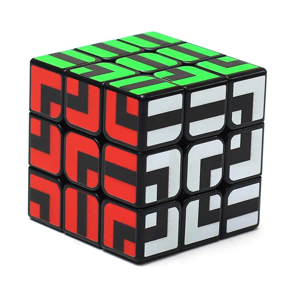 2019 Новое поступление Z-cube лабиринт тип 3x3x3 волшебный куб головоломка