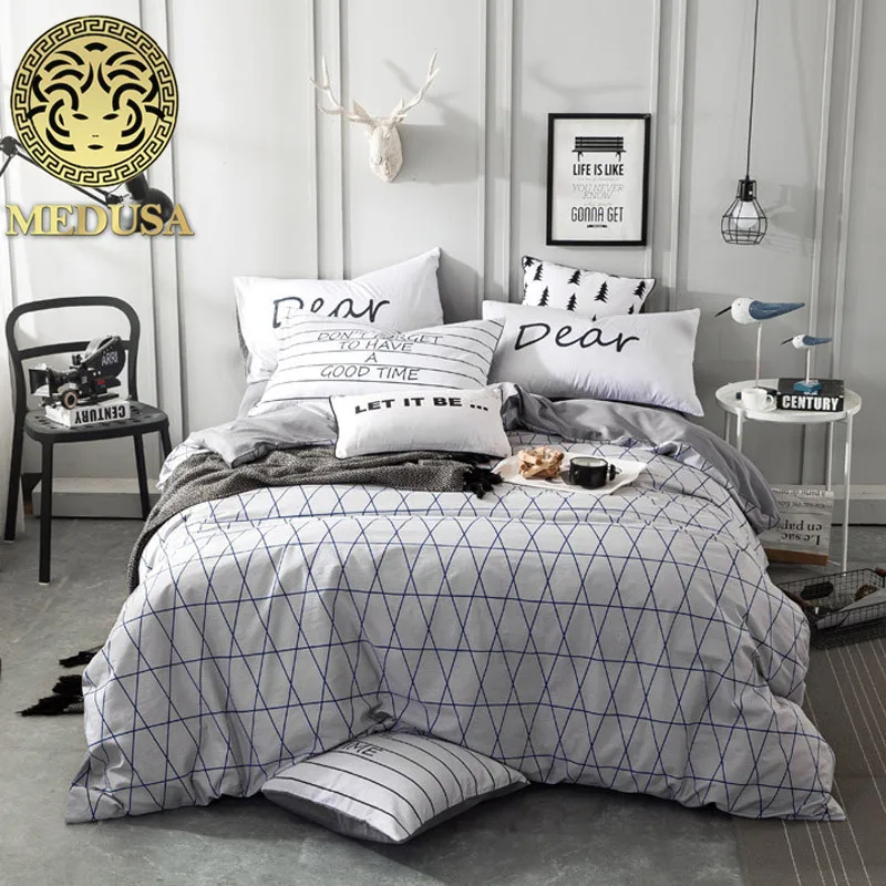 Медуза молекулы хлопок постельное белье набор пододеяльник/doona наволочки