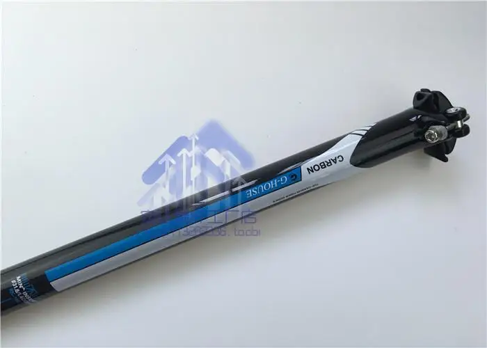 

G-HOUSE super light Mountain Bicycle Seatpost Road Bike Seatpost aluminum alloy+carbon fibre 27.2 30.8 31.6*350mm 400mm