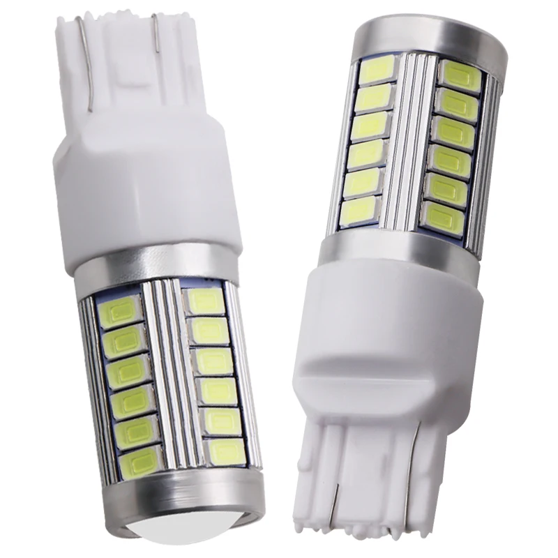 1x T20 7443 W21/5W 33 светодиодный 5630 5730 smd Автомобильные стоп сигналы Противотуманные