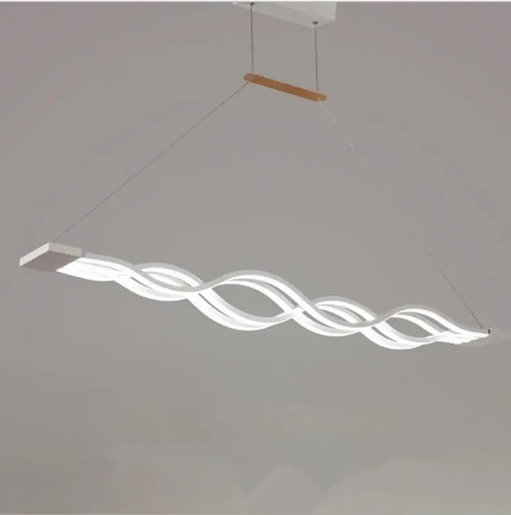 Светодиодная Люстра для ресторана Современная Минималистичная круглая лампа с