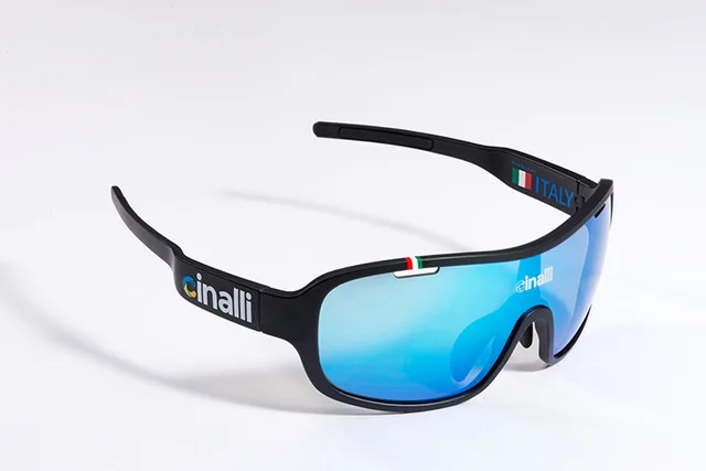 Black Naga sire CINALLI C-068 Eyewear Sunglasses Cycling Racing outdoor sport Googles Protective TR90 Frame Polycarbonate Polarized1PC - Цвет: Black