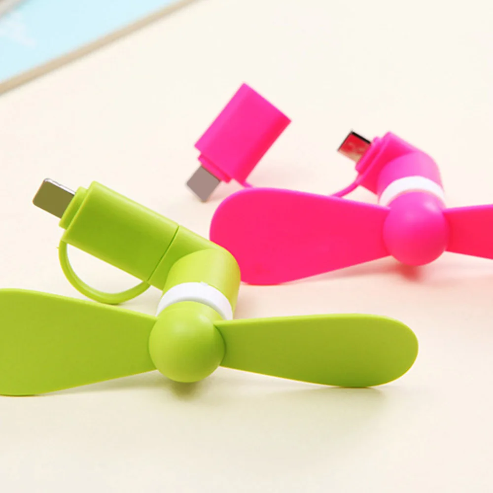 USB Летний Мини Электрический Вентилятор Кулер микро гаджет крутой 2 в 1 вентилятор