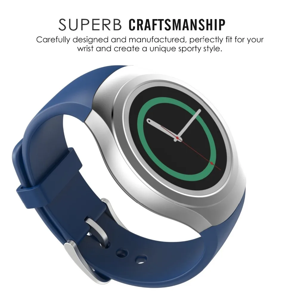 Силиконовый спортивный ремешок для samsung gear S2 Band сменный Браслет с ремешком SM720