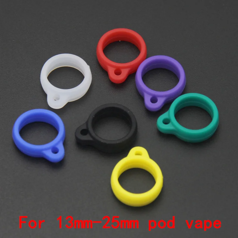 

Silicone Lanyard Ring Necklace Ring For Pod Juu Relx EGO CE4 EVOD Atomizer Silicone Ring Vape Band