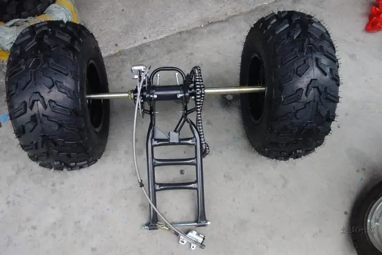 DIY четыре колеса GO KART картинг детская коляска ATV UTV ножной дисковый тормозной