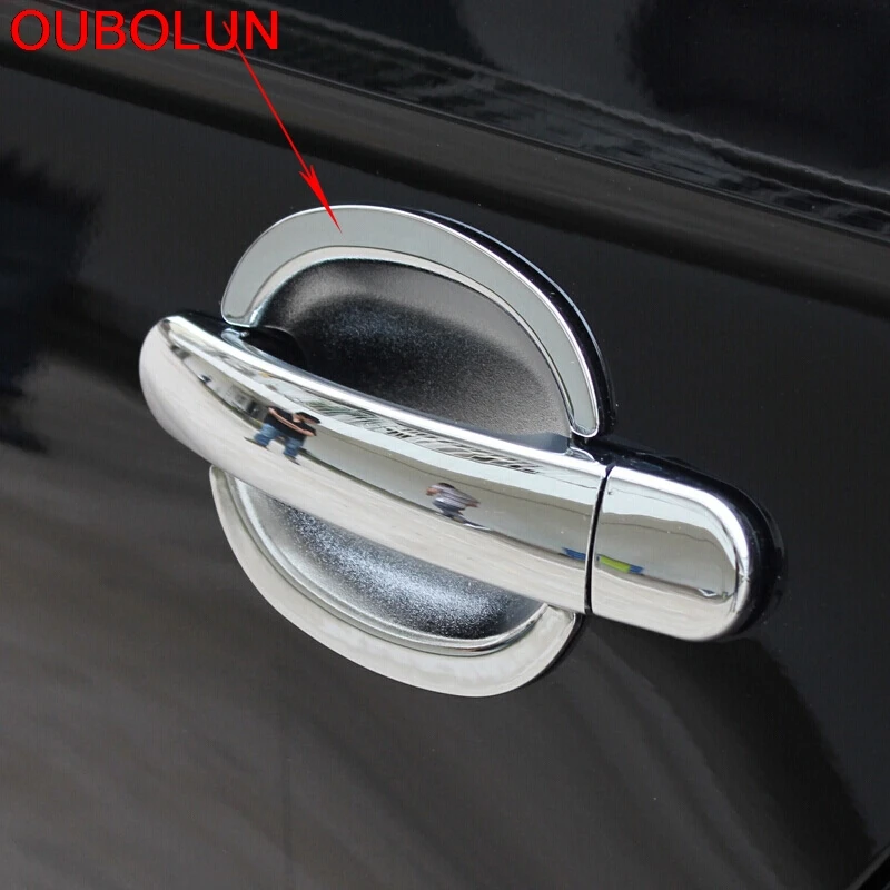 OUBOLUN 4 шт. для Suzuki Sx4 S-Cross 2017 2018 ABS хромированный автомобильный Стайлинг боковая