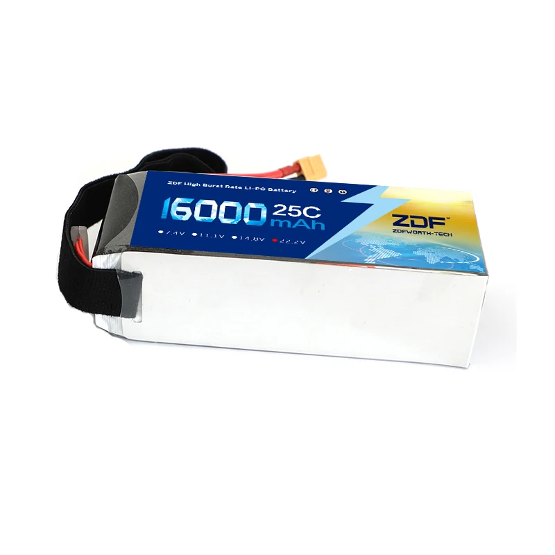 ZDF 4 шт./лот 6S 16000 мАч 22 2 в 25C Max 50C Lipo Drone FPV Аккумулятор для квадрокоптеров вертолетов