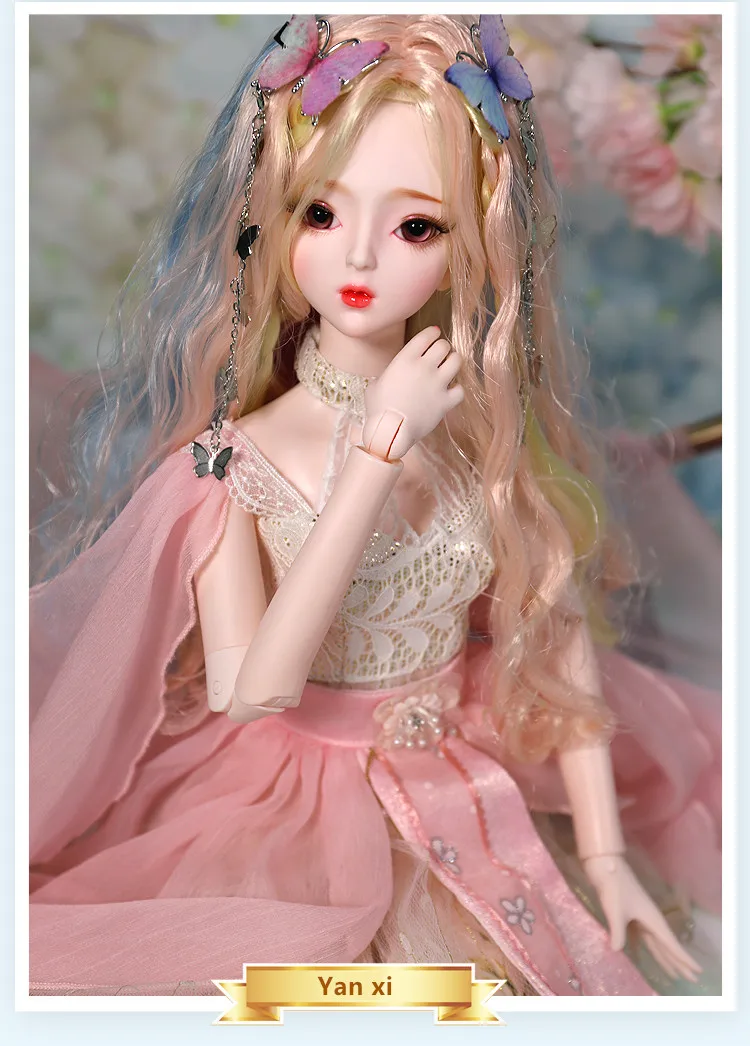 1/3 BJD кукла 62 см DF Заказная кукла шарнир тело ручная роспись макияж мечта фея AI YoSD MSD SD набор игрушка подарок DC лати