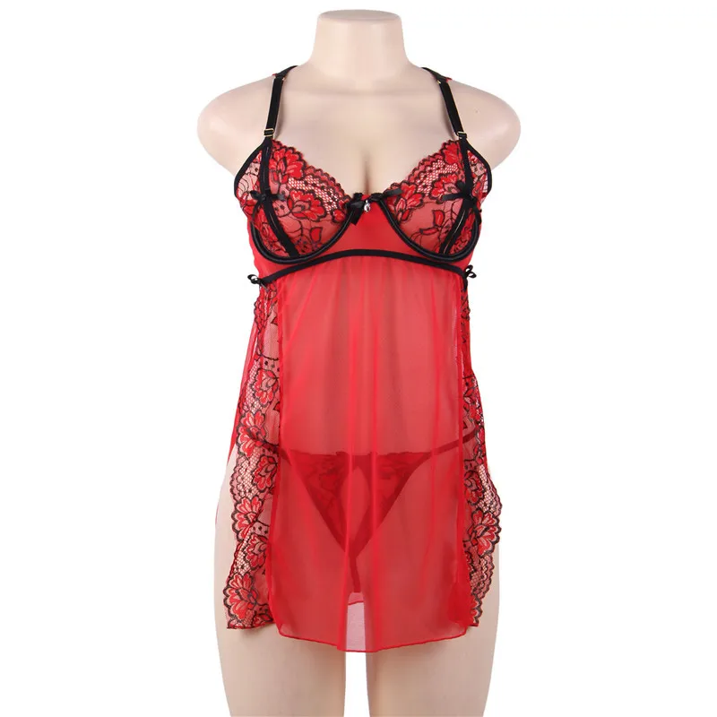 Ночное платье сексуальное женское тонкое стильное летнее нижнее белье Babydoll