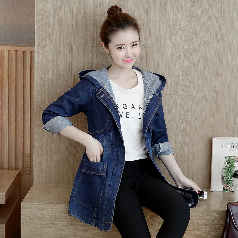 Ковбойская ветровка Новинка весна-осень 2020 Корейская версия с капюшоном