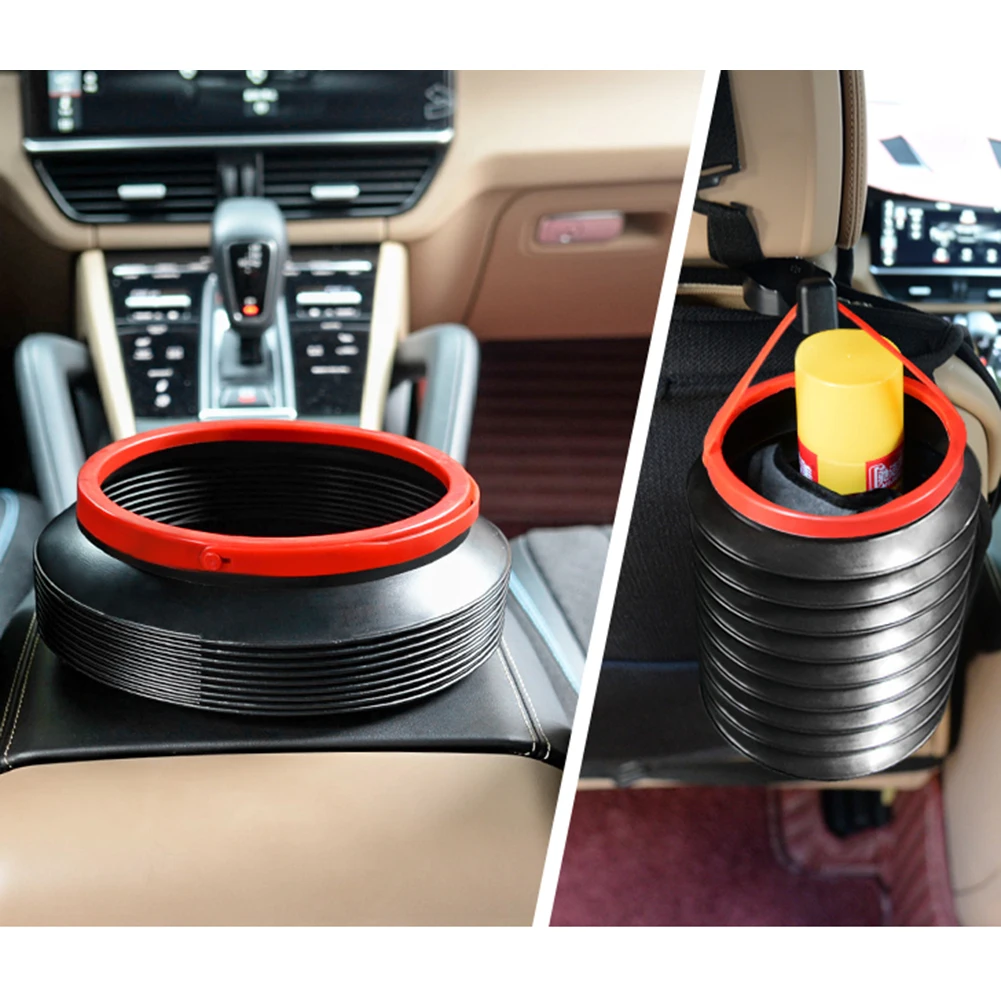 Портативный автомобильный мусорный бак на 4 л складной креативный