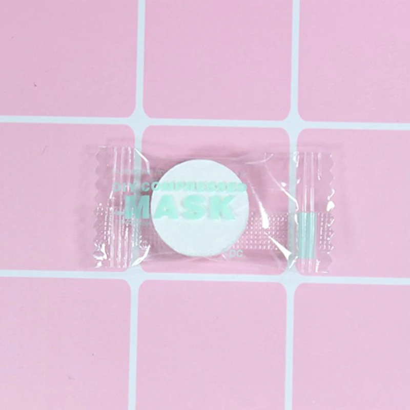 100 шт./компл маски для лица набор компрессионная маска хлопковая тушь женские
