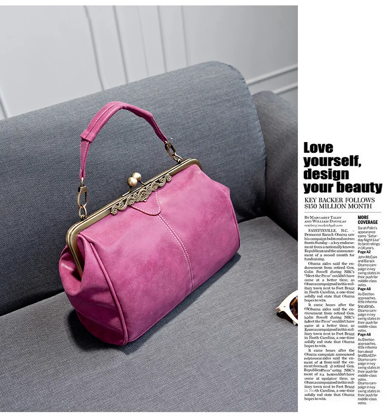 Новый урожай сумки ретро искусственная кожа сумка женщины посланника маленький