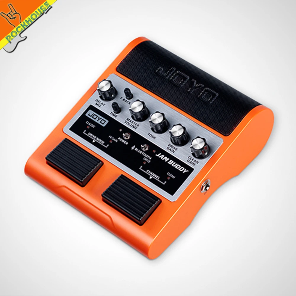 JOYO JAM BUDDY гитарный усилитель чистый и овердрайв двухканальный 2*4 Вт колонки перезаряжаемый Bluetooth 4,0 с эффектами задержки