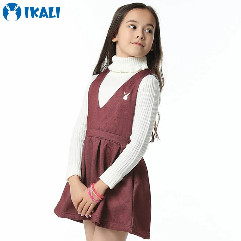2018 New Dresses For Girls Spring Cotton Christmas Costumes Floral Girl A-line Dress Children Clothing Vestido Das Meninas | Детская