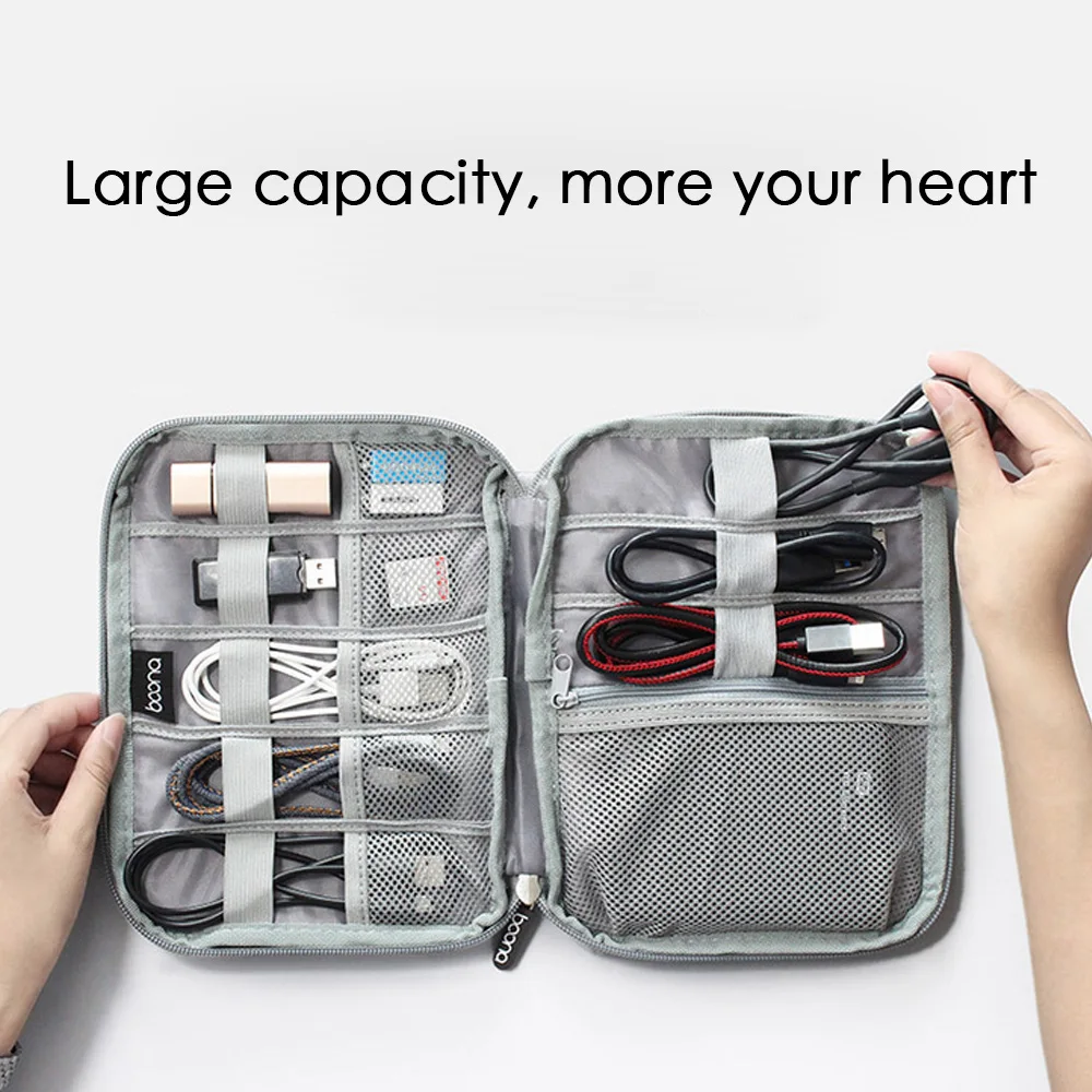 Новый портативный дорожный цифровой usb кабель сумка для хранения электронных