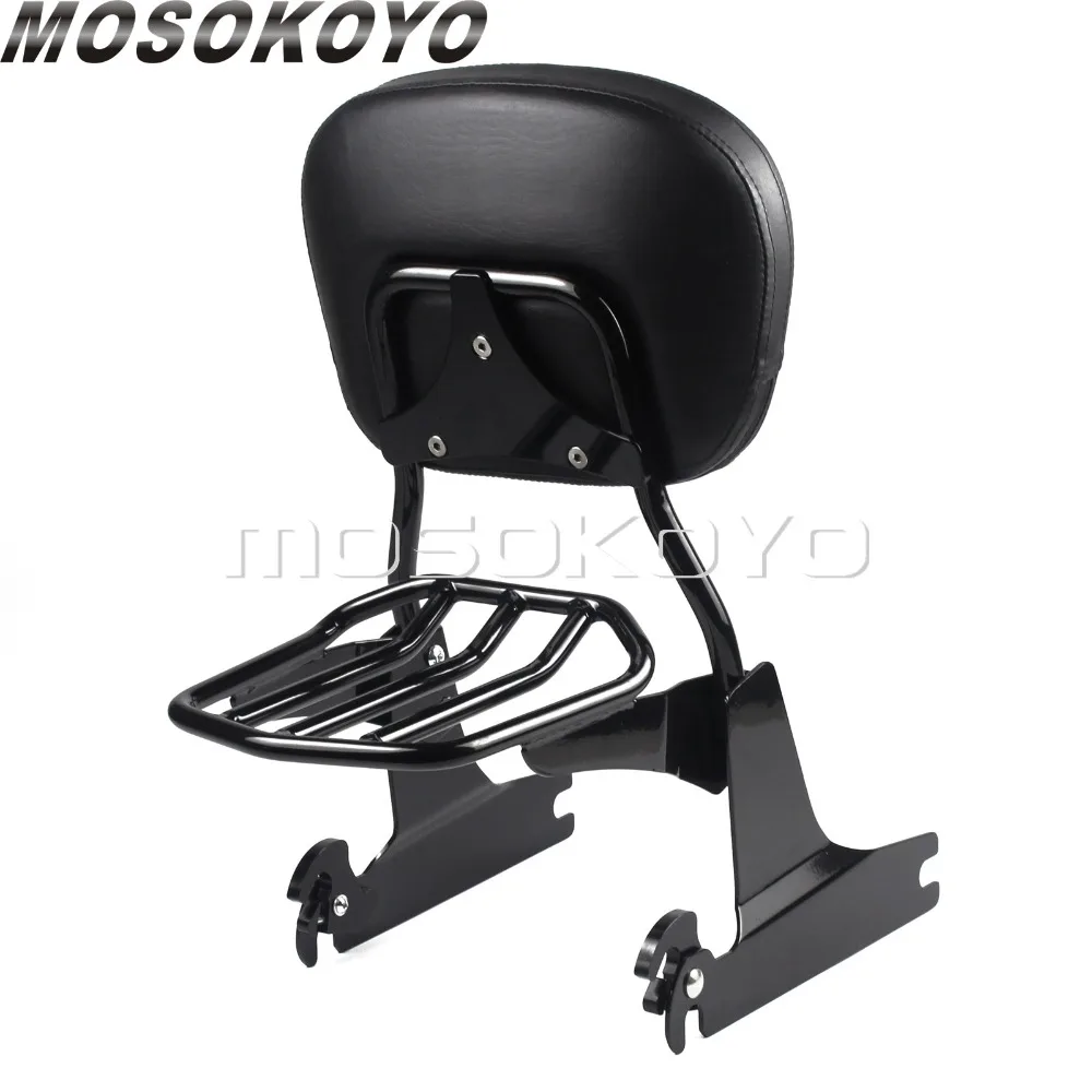 Съемный кронштейн для спинки багажника Harley Dyna Street Bob FXDB Super Glide FXD Low Rider 06 17|Накладки