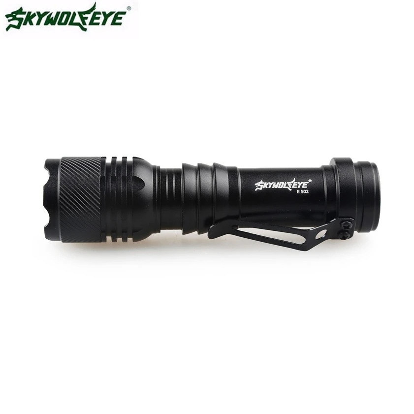 Фонарик skywolfeye светодиодный супер яркий 3 режима 2000LM Q5 AA/14500|torch camera|torch chargertorch head |