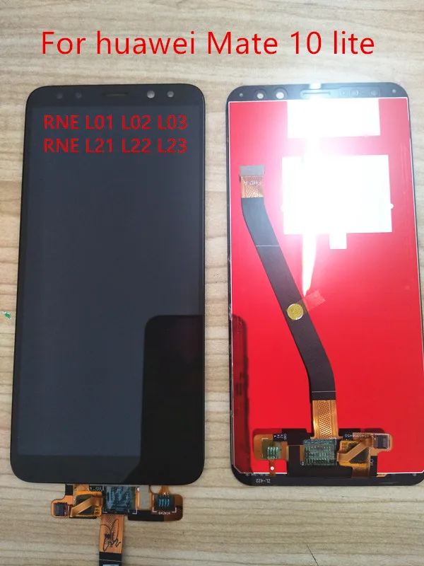 Для HUAWEI Mate 10 Lite LCD сенсорный экран с рамкой Оригинальный дисплей Huawei ЖК Nova 2i RNE L21